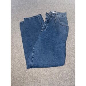 Passports Vintage High Waisted Tapered Leg Jeans Medium Wash Blue Denim Size 6
